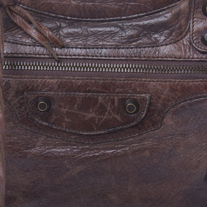 Balenciaga Agneau Classic Hardware Town Castagna 12 of 14