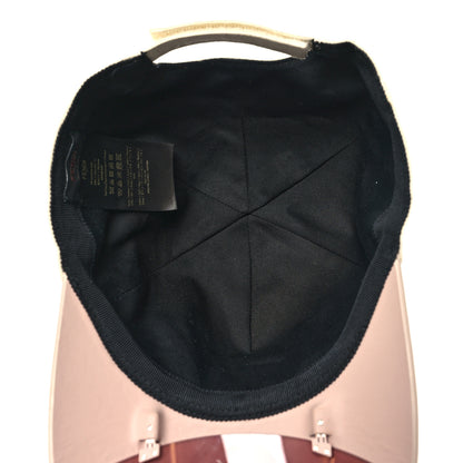 Fendi Cotton Calfskin Fs Fendi Eyecap Hat Beige 8 of 9