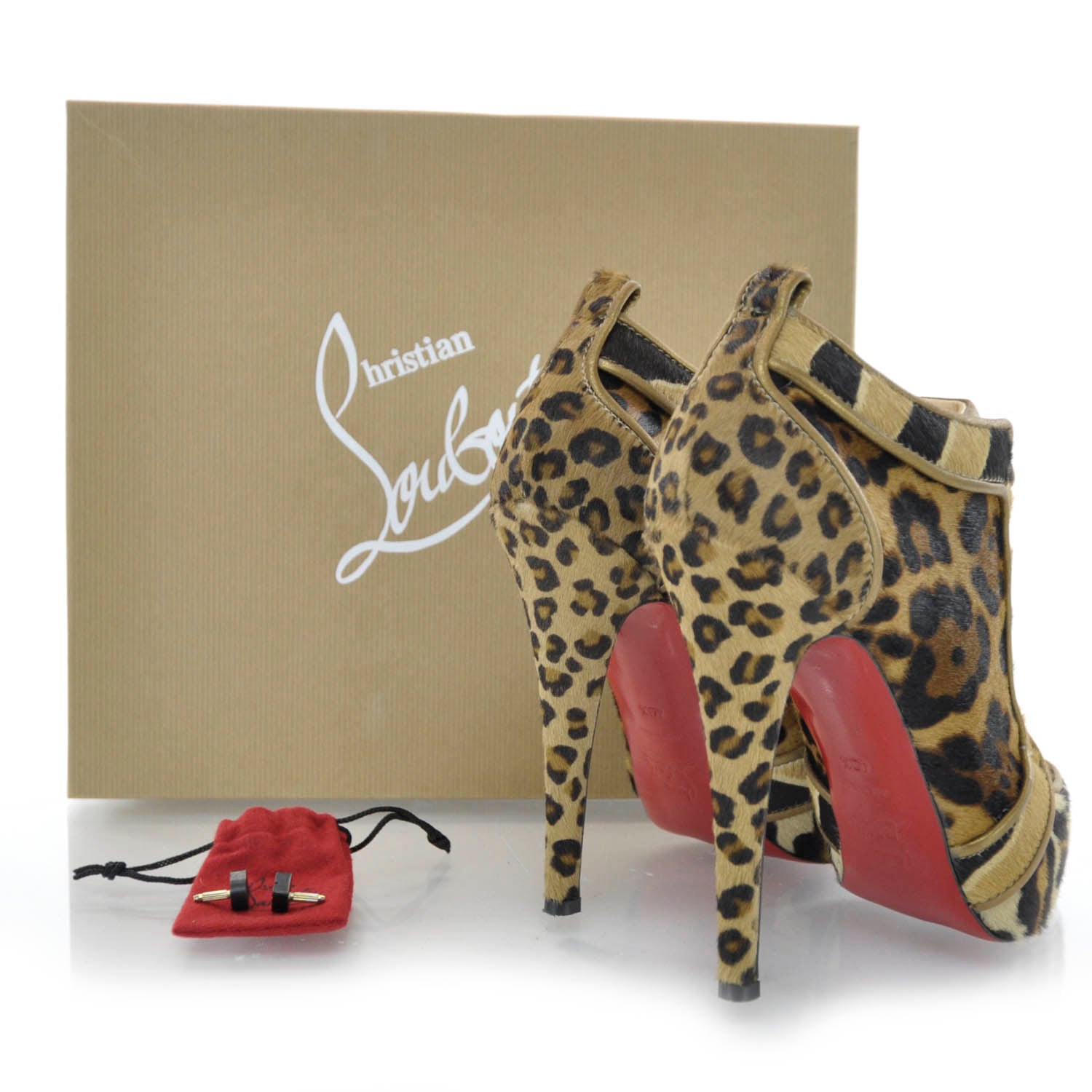Christian Louboutin Pony Hair Leopard Venus Orlato 140 Pumps 40.5 3 of 8