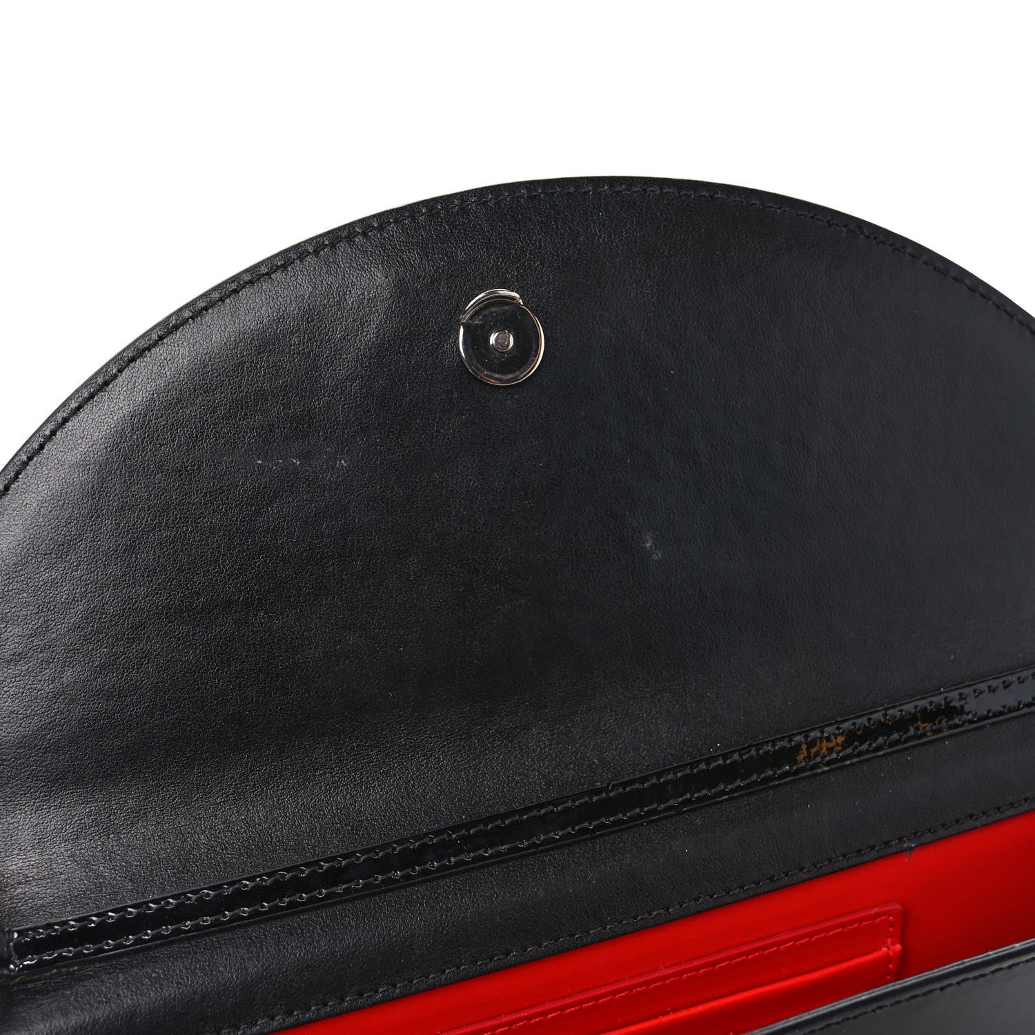 Christian Louboutin Patent Calfskin Loubi54 Crossbody Clutch Black 9 of 9