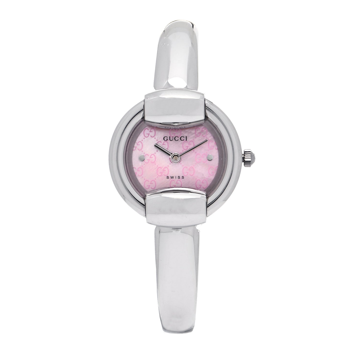 Stainless Steel Pink Mother of Pearl 25mm 1400L Quartz Watch