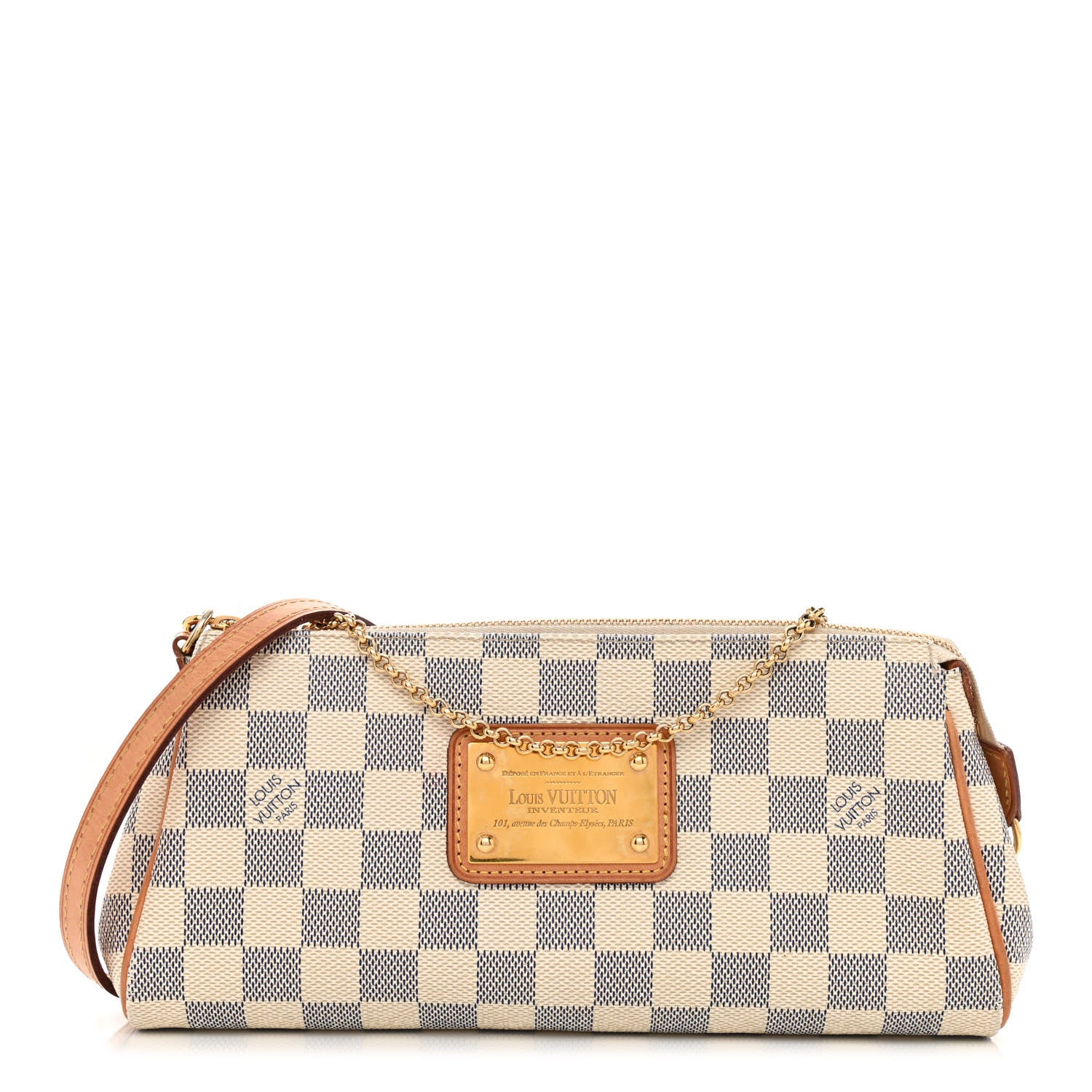 Louis Vuitton Damier Azur Eva Clutch 1 of 10
