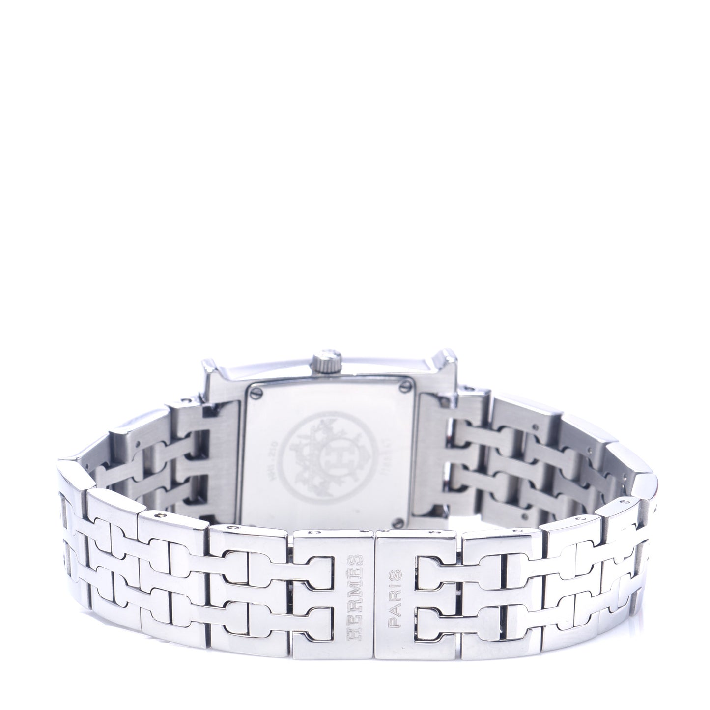 Stainless Steel 21mm Heure H Hour Quartz Watch Orange