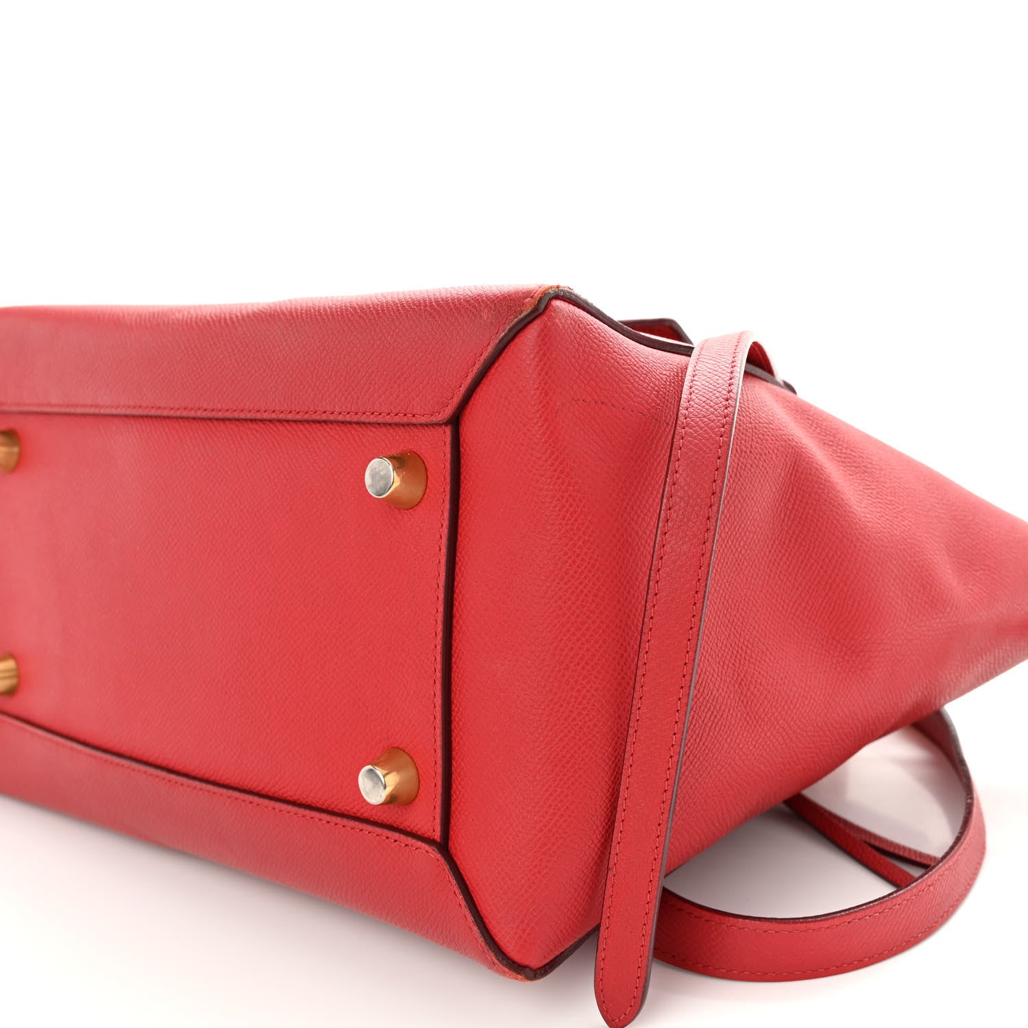 Celine Grained Calfskin Mini Belt Bag Coquelicot 9 of 17