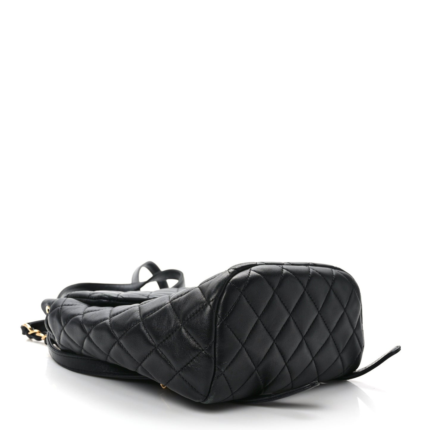 Lambskin Quilted Mini Urban Spirit Backpack Black