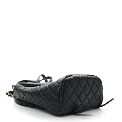 Chanel Lambskin Quilted Mini Urban Spirit Backpack Black 4 of 9