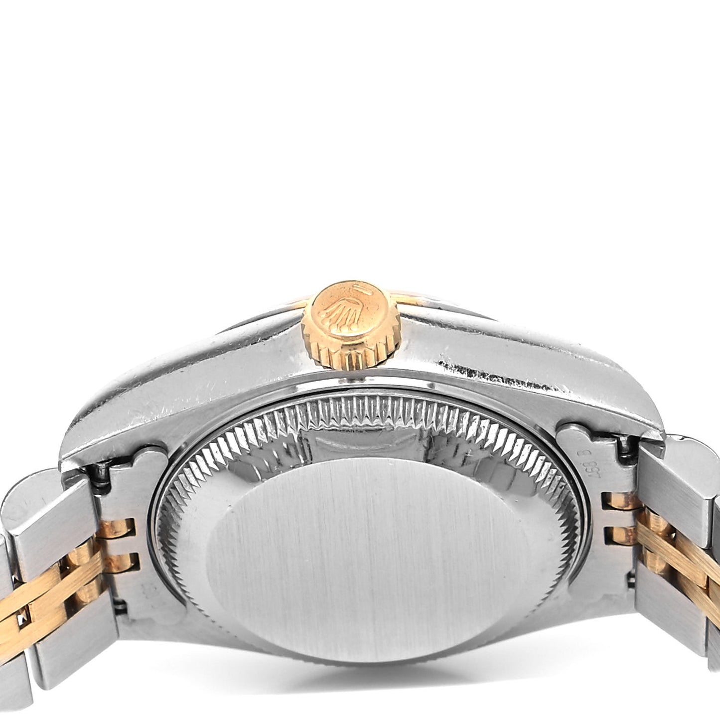 Stainless Steel 18K Yellow Gold Diamond 26mm Oyster Perpetual Datejust Watch Champagne 69173