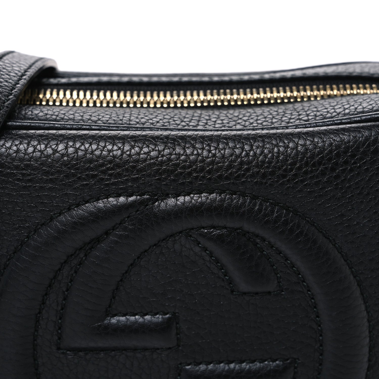 Gucci Pebbled Calfskin Small Soho Disco Bag Black 8 of 10