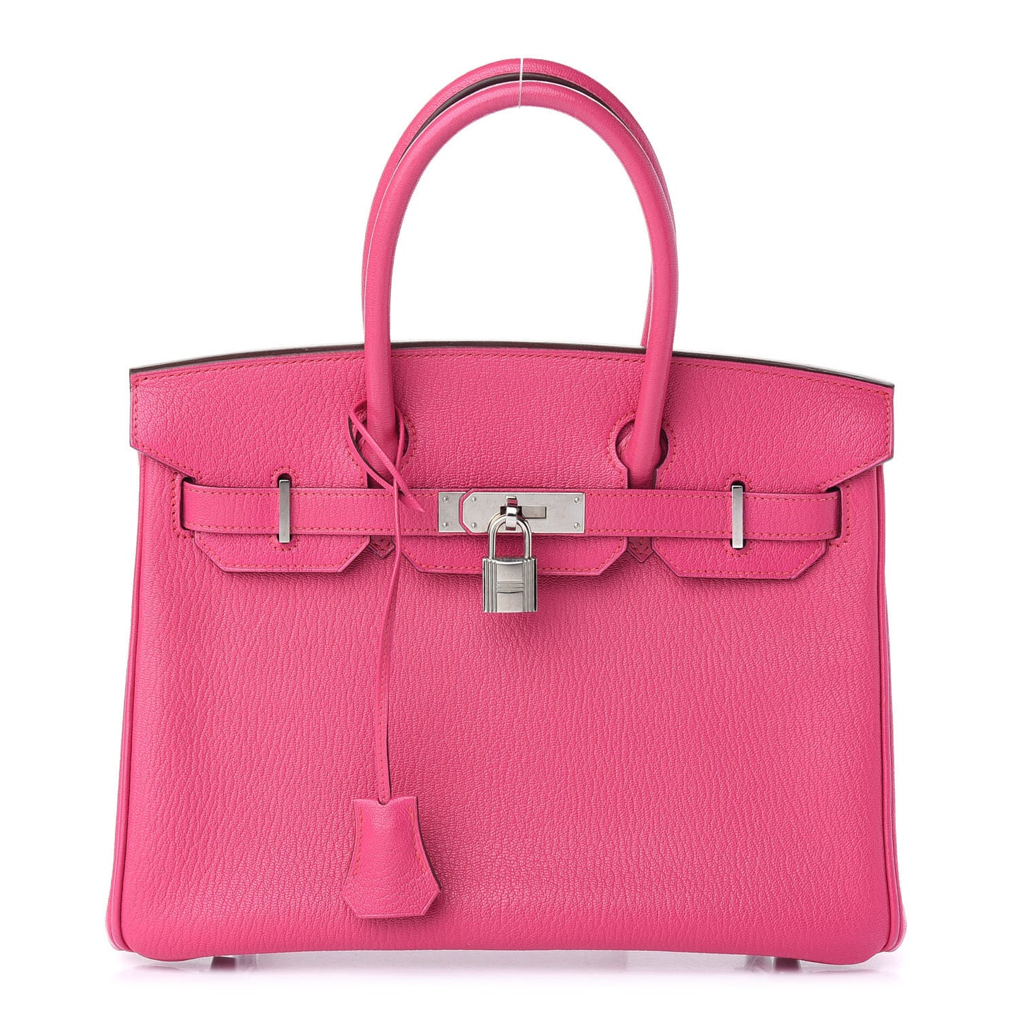 Chevre Mysore Birkin 30 Rose Shocking