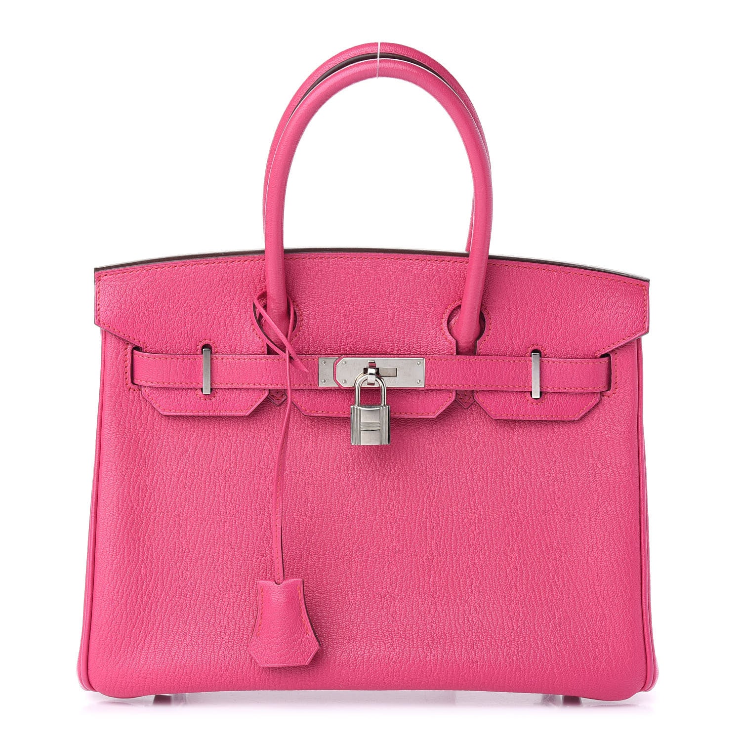 Hermes Chevre Mysore Birkin 30 Rose Shocking 1 of 10