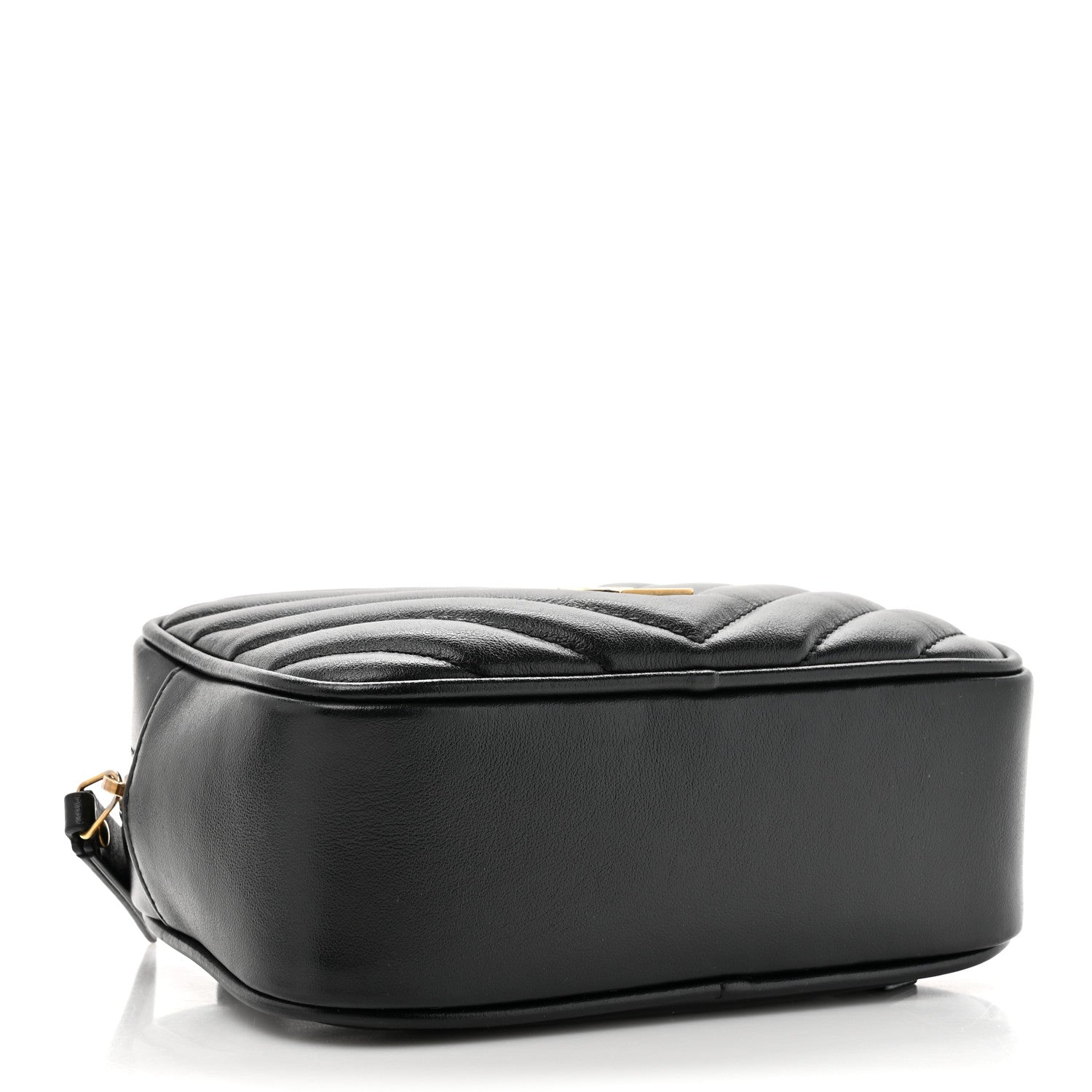 Saint Laurent Calfskin Matelasse Monogram Lou Belt Bag Black 4 of 10