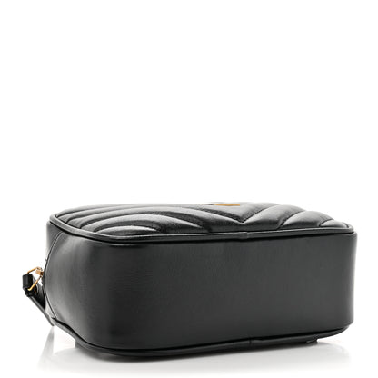 Saint Laurent Calfskin Matelasse Monogram Lou Belt Bag Black 4 of 10