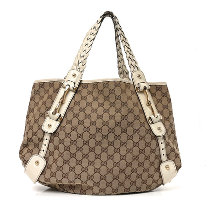 Gucci Monogram Medium Pelham Shoulder Bag  Off White 1 of 11