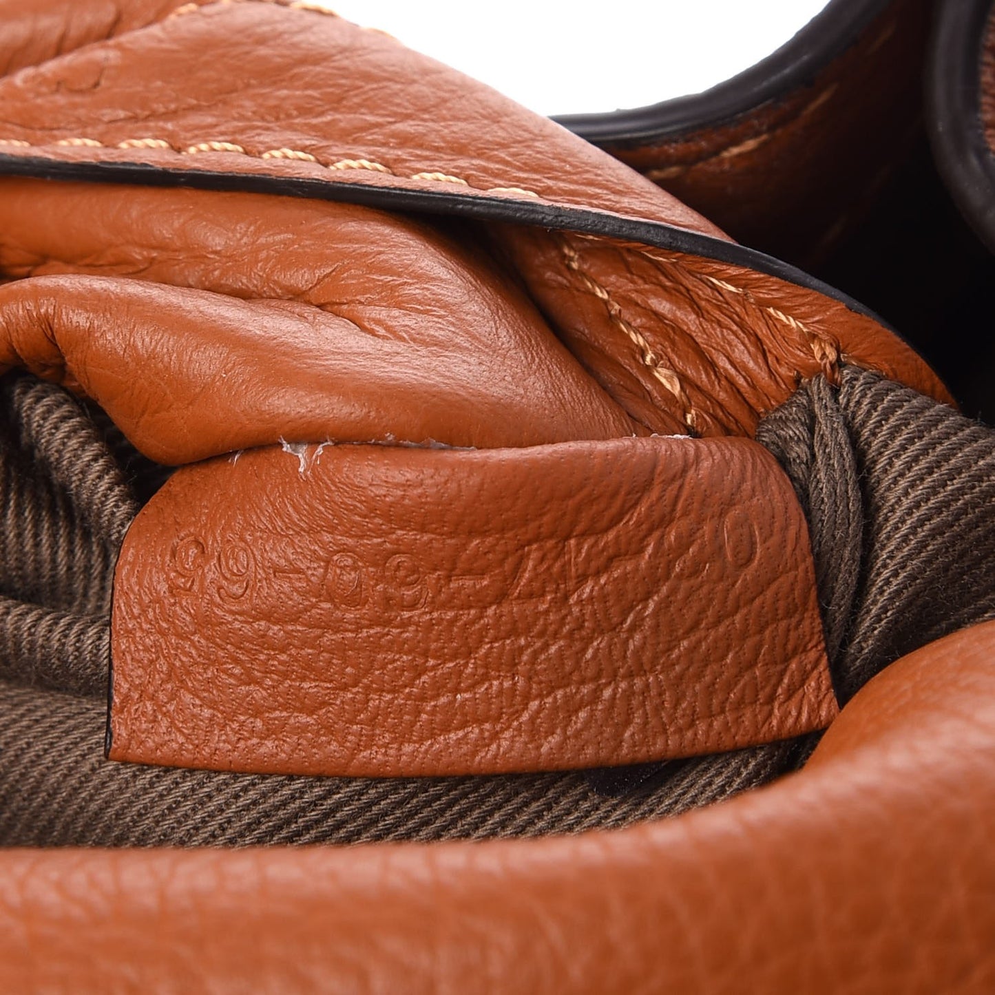 Calfskin Mini Marcie Round Crossbody Bag Tan