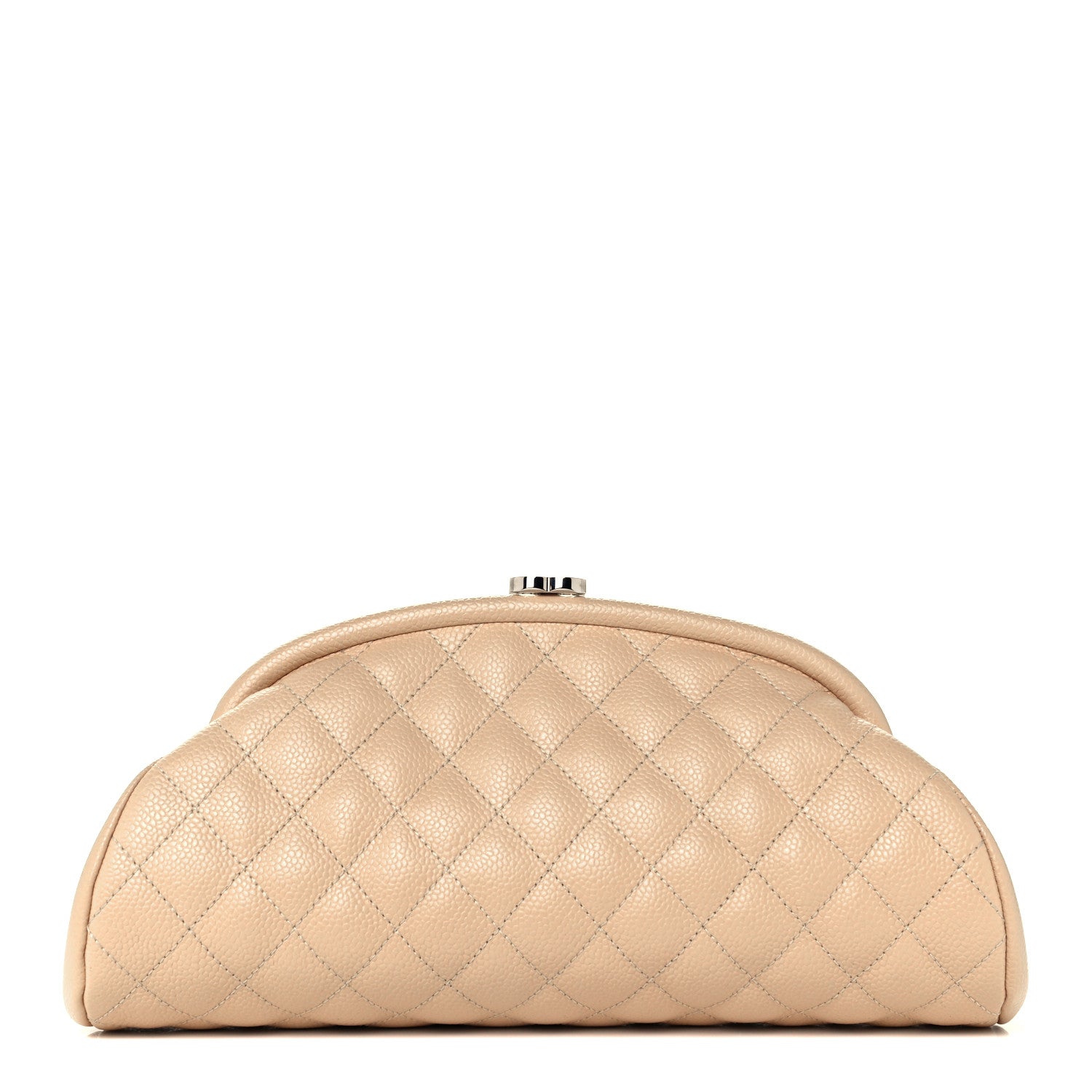 Chanel Caviar Quilted Timeless Clutch Beige 1 of 11