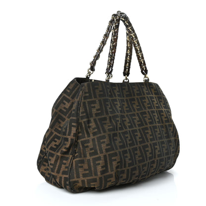 Fendi Zucca Mia Tote Tobacco 3 of 10