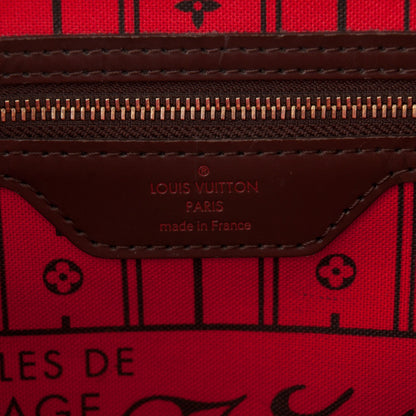Louis Vuitton Damier Ebene Neverfull MM 6 of 9