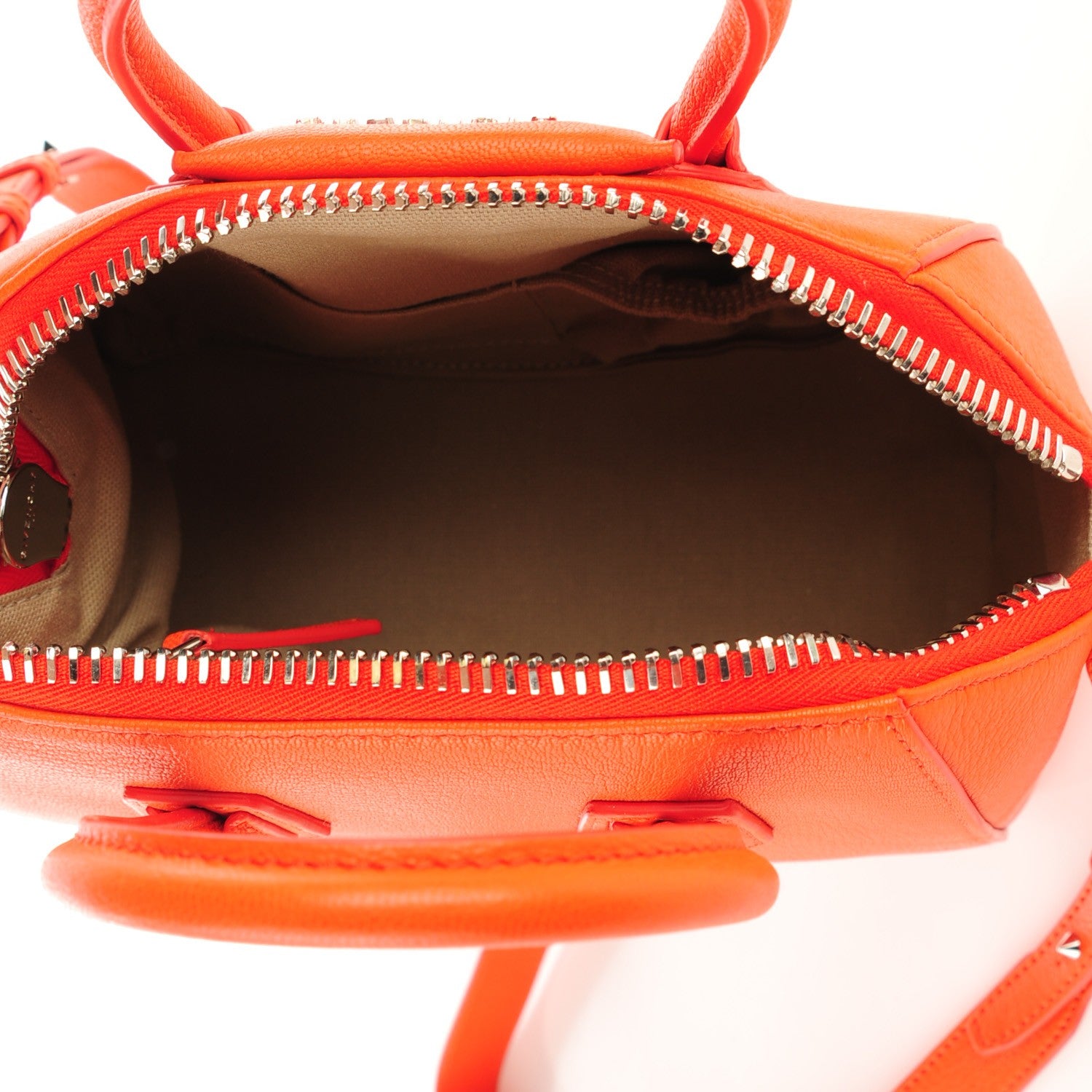 Givenchy Sugar Goatskin Mini Antigona Burnt Orange 5 of 8