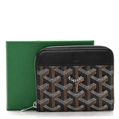 Goyard Goyardine Matignon PM Wallet Black 8 of 8