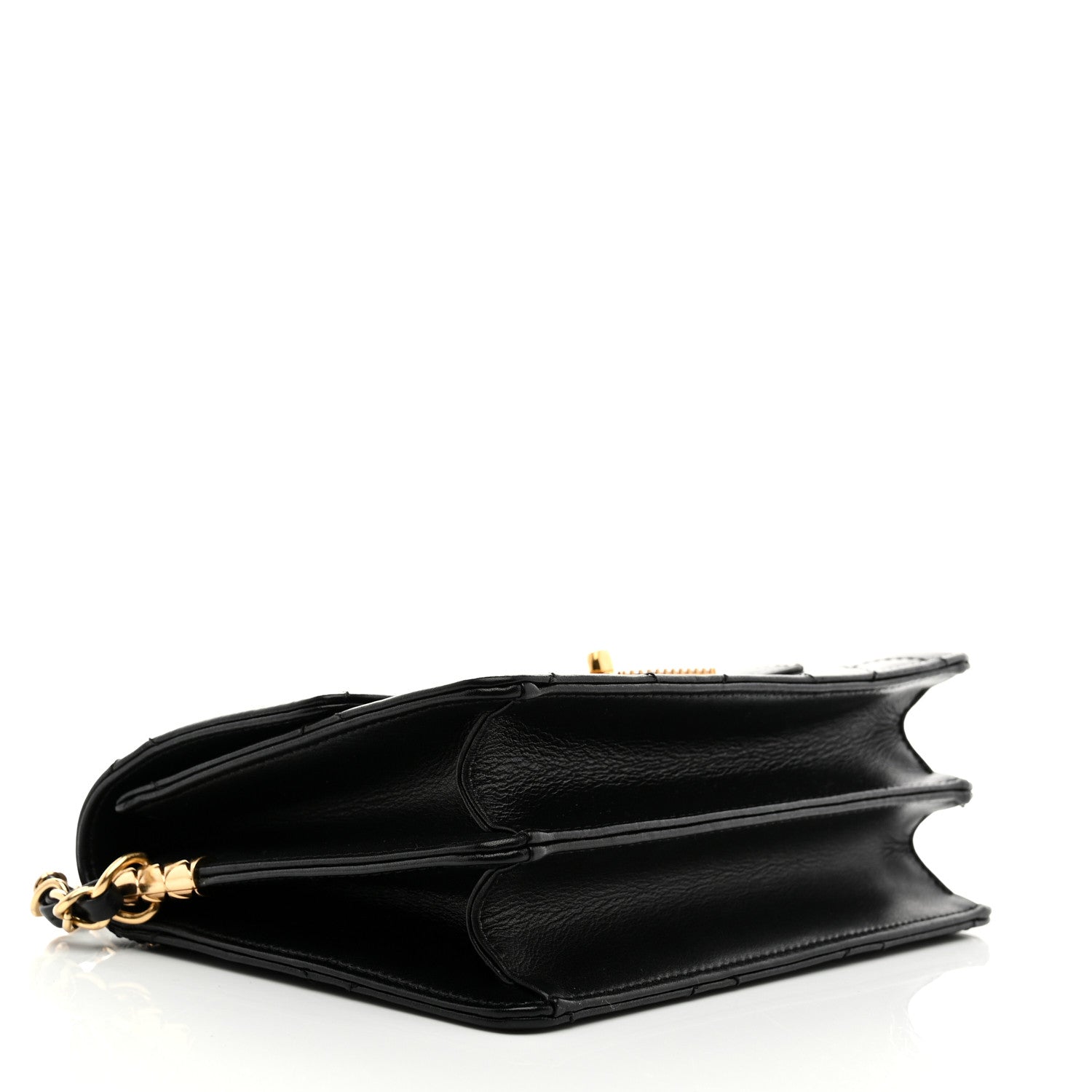 Chanel Calfskin Strass Quilted Mini Flap Black 4 of 11