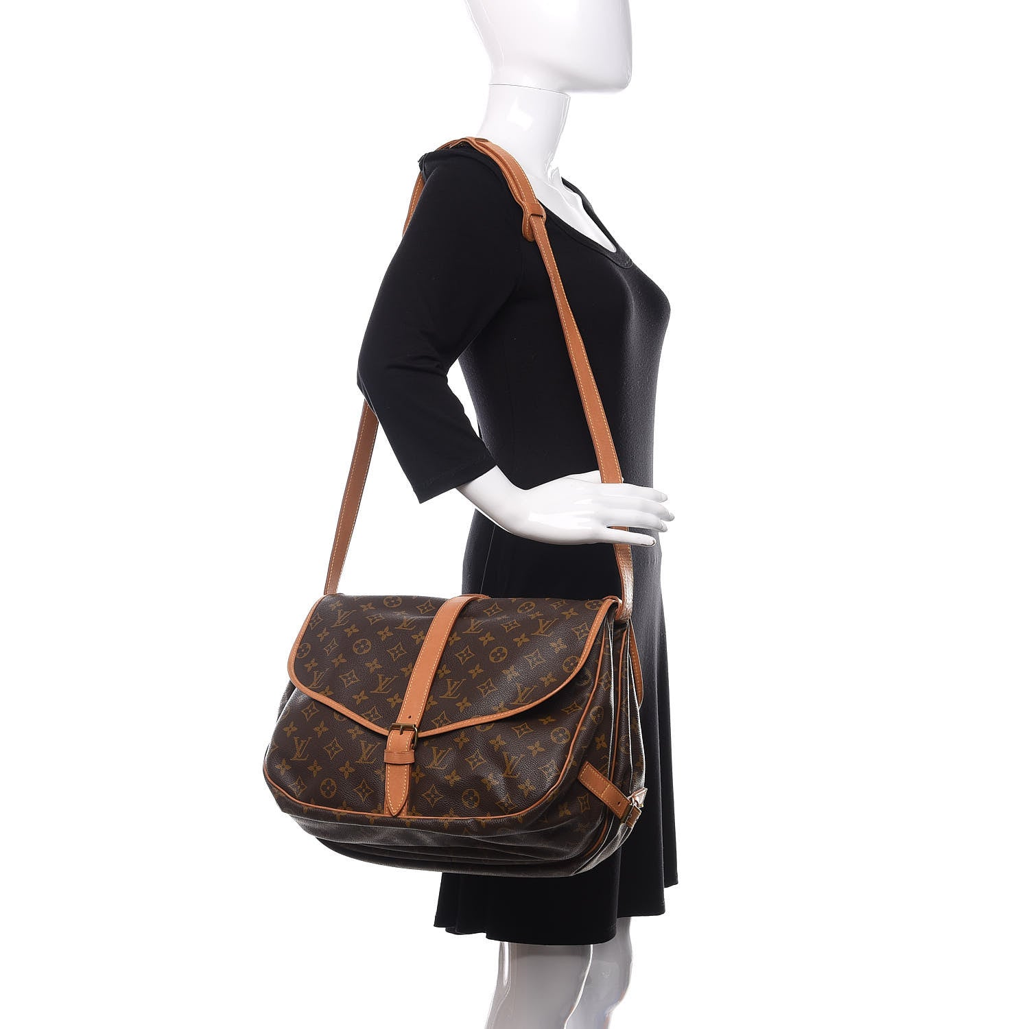 Louis Vuitton Monogram Saumur 35 2 of 14