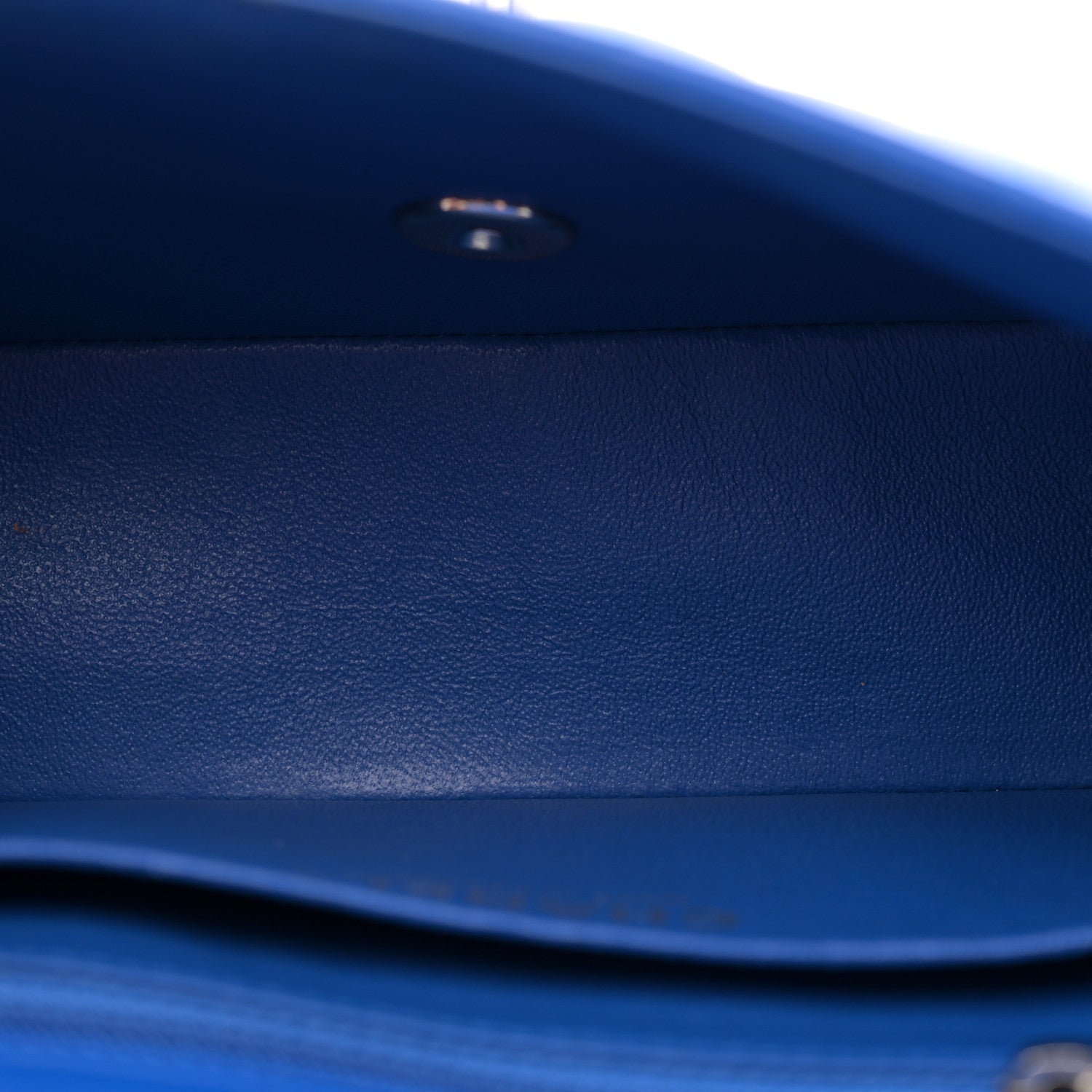 Chanel Lambskin Quilted Mini Rectangular Flap Royal Blue 5 of 11