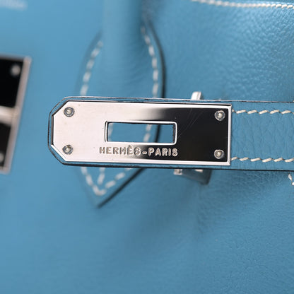 Hermes Togo Birkin 30 Blue Jean 23 of 28
