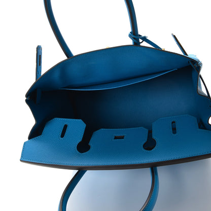 Hermes Epsom Birkin 30 Bleu Zanzibar 8 of 43
