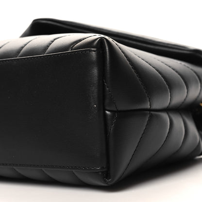 Saint Laurent Calfskin Y Quilted Monogram Small Loulou Chain Satchel Black 11 of 11
