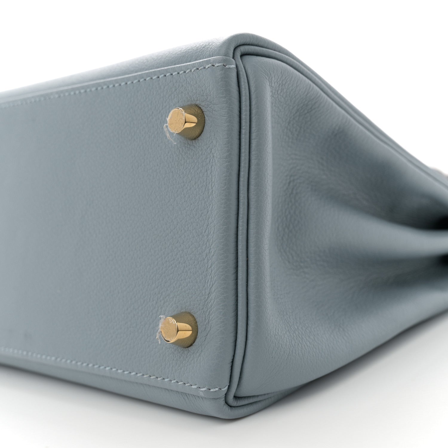 Hermes Evercolor Kelly Retourne 28 Bleu Lin 10 of 12