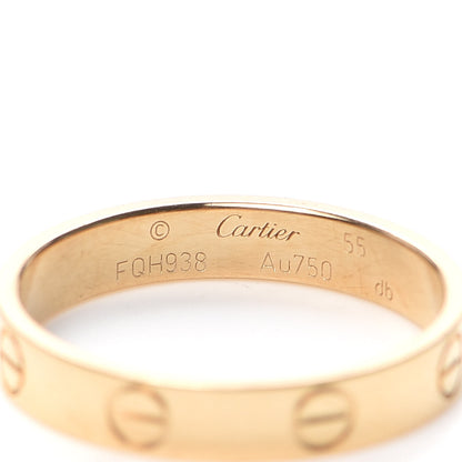 Cartier 18K Yellow Gold 3.5mm LOVE Wedding Band Ring 55 7.25 4 of 4