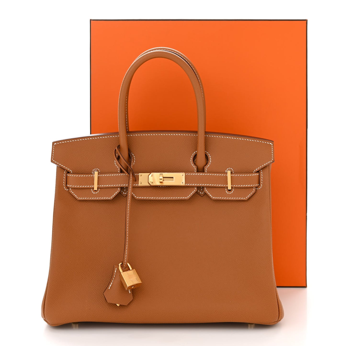 Epsom Birkin 30 Gold