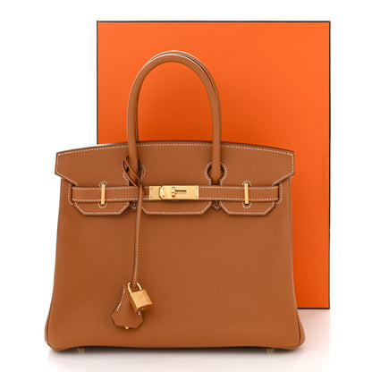 Hermes Epsom Birkin 30 Gold 11 of 11
