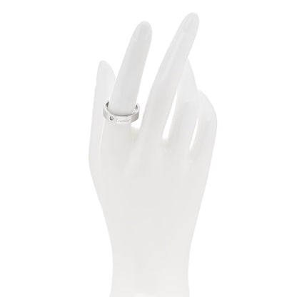 Cartier Platinum Diamond 5mm C De Cartier Wedding Band Ring 57 8 2 of 4