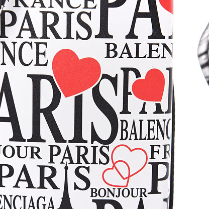 Balenciaga Calfskin Bonjour Paris Print Shopping Phone Holder Bag Paris Bonjour 5 of 7