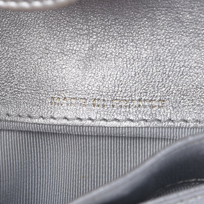 Chanel Metallic Lambskin Quilted Reissue Wallet Silver 7 of 22