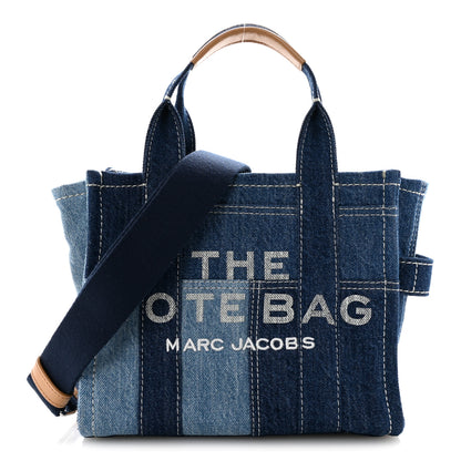 Marc Jacobs Denim Canvas Small Tote Bag Blue 1 of 12