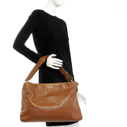 Miu Miu Soft Calf Cloud Hobo Canella 2 of 8