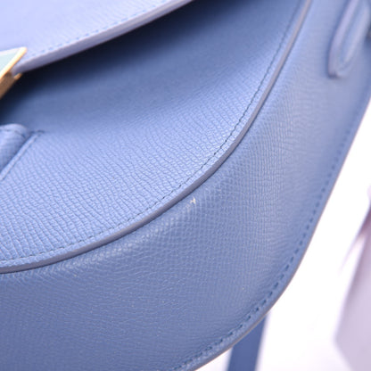 Celine Grained Calfskin Small Trotteur Porcelain 12 of 12