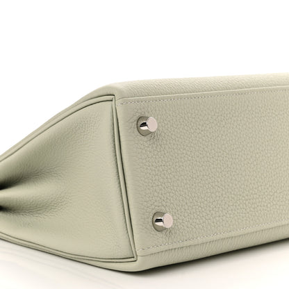 Hermes Togo Kelly Retourne 25 Gris Neve 9 of 11
