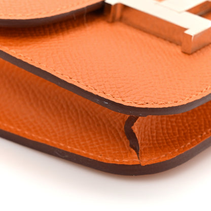 Hermes Epsom Constance Slim Wallet Orange 11 of 13