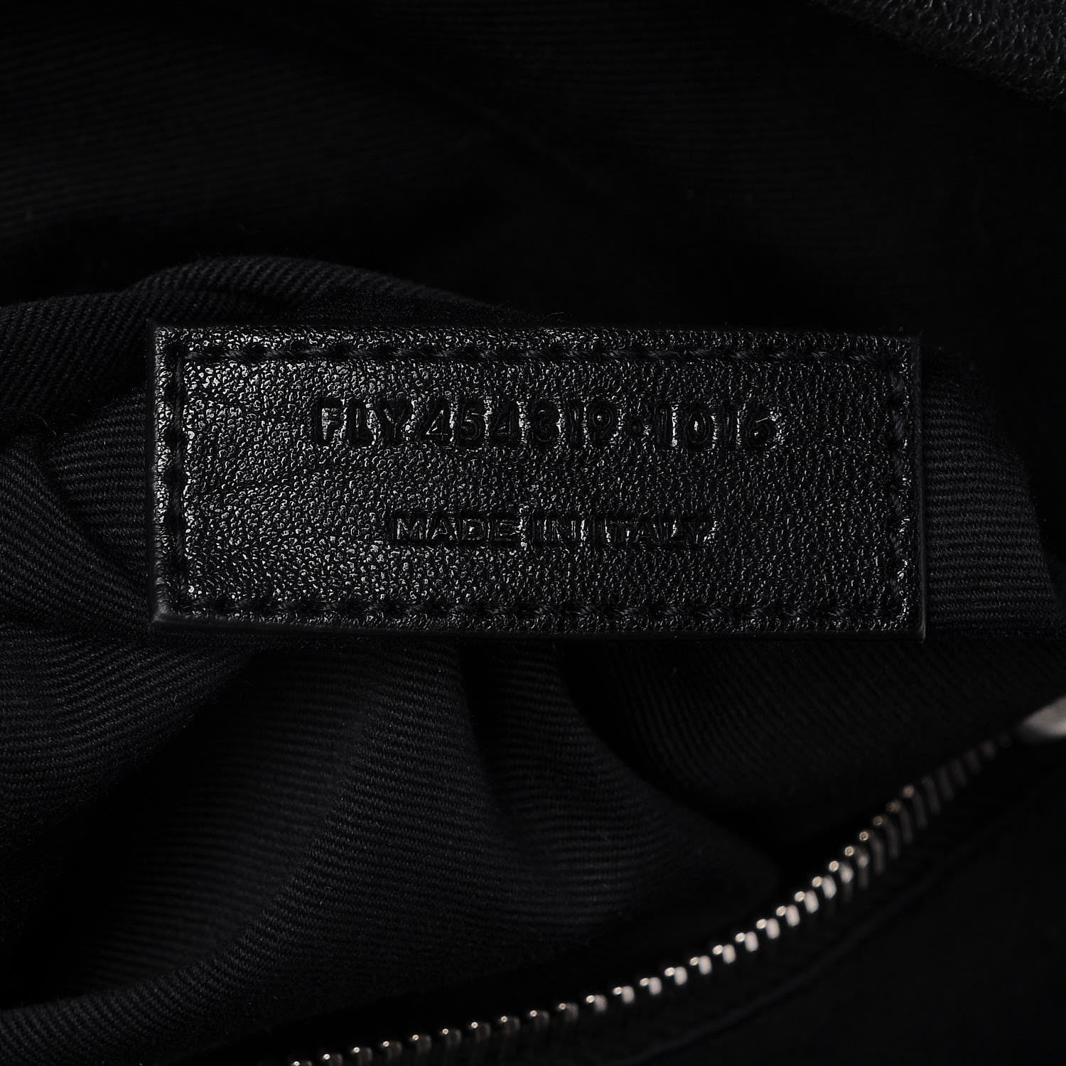 Saint Laurent Sheepskin Mini Love Appliqué City Backpack Black 7 of 8
