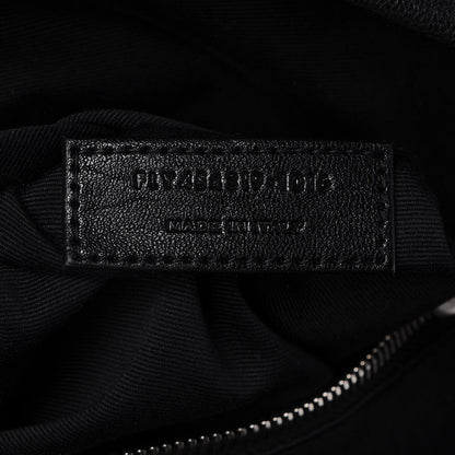Saint Laurent Sheepskin Mini Love Appliqué City Backpack Black 7 of 8