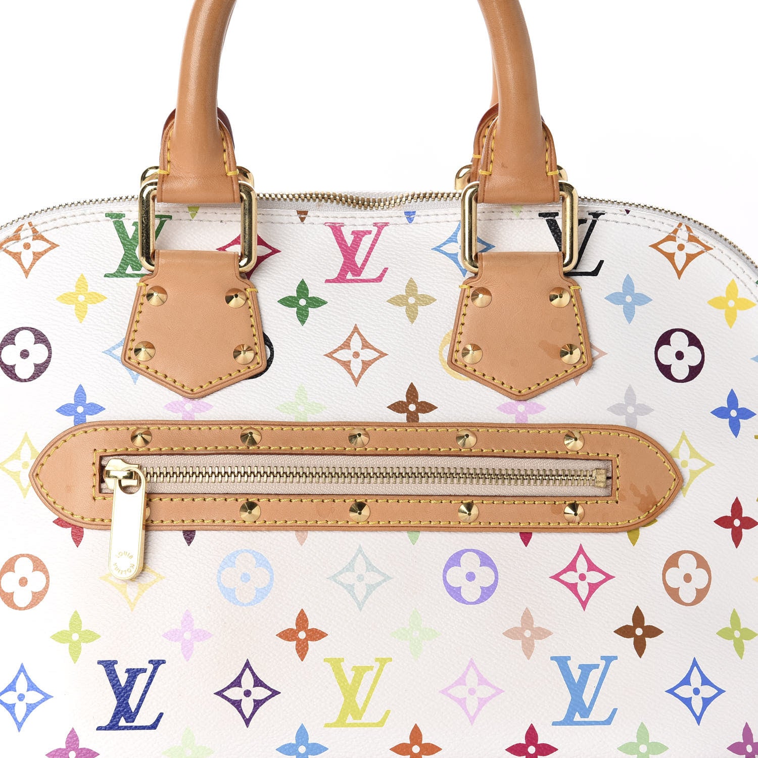 Louis Vuitton Monogram Multicolor Alma White 11 of 11