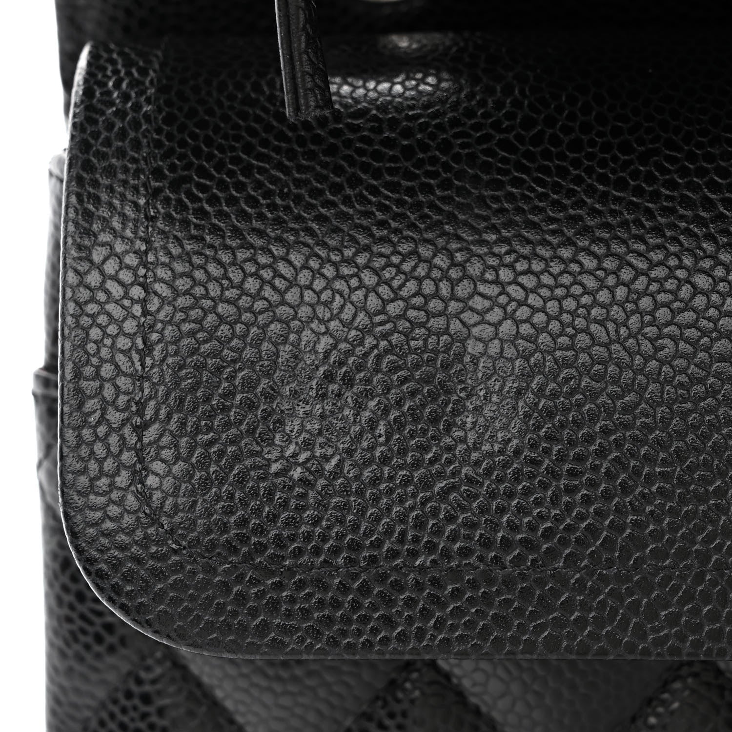 Chanel Caviar Quilted Medium Double Flap Black 11 of 12