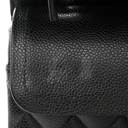 Chanel Caviar Quilted Medium Double Flap Black 11 of 12