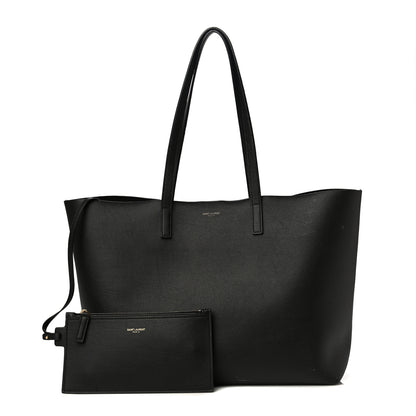 Saint Laurent Calfskin Large Shopping Tote Black 1 of 23