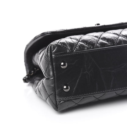 Chanel Aged Calfskin Quilted Mini Coco Handle Flap So Black 7 of 10