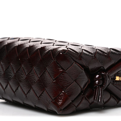 Bottega Veneta Polished Nappa Intrecciato Knot Mini Loop Camera Bag Madder Brown 9 of 9