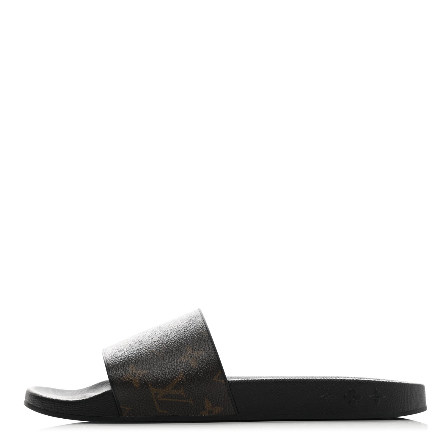 Louis Vuitton Rubber Monogram Mens Waterfront Mules 8 Macassar 1 of 8